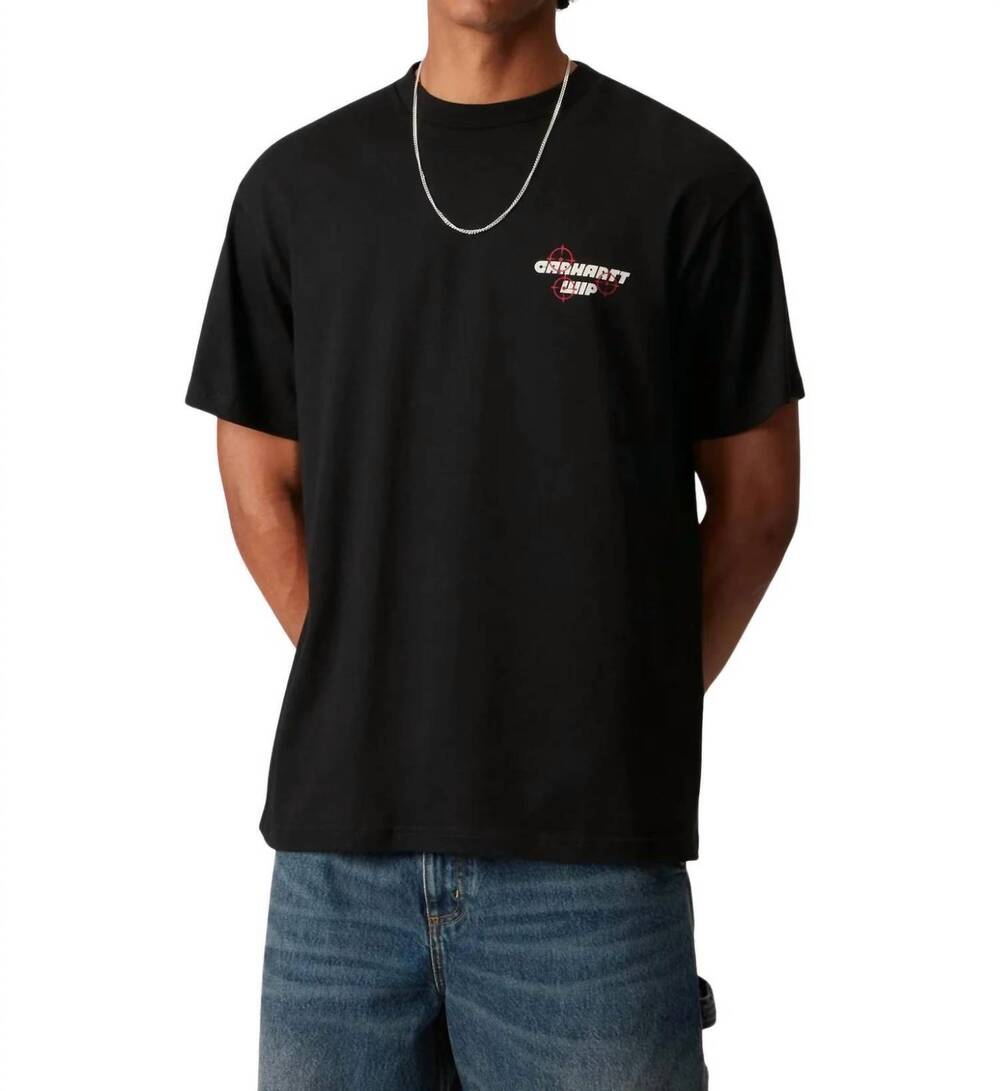 NEW CARHARTT men's short sleeve wiptopia t shirt in black